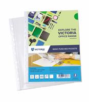 Genotherm, lefűzhető, A4, 50 mikron, víztiszta, VICTORIA OFFICE